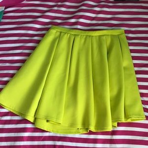 Green skirt